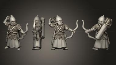Military figurines ROMAN EASTERN ARCHER C 3d model