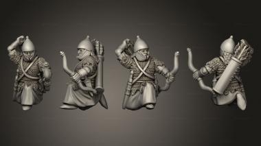 Military figurines ROMAN EASTERN ARCHER E 3d model