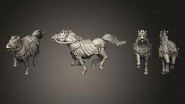 Military figurines ROMAN HORSE F 3d model