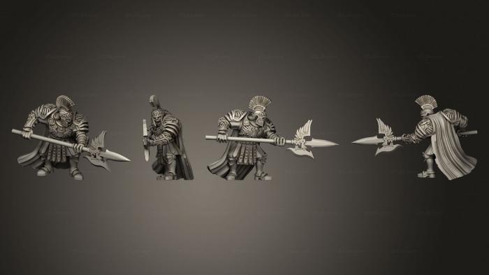 Military figurines (roman ogre halberd 02, STKW_11773) 3D models for cnc