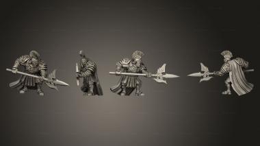Military figurines roman ogre halberd 02 3d model