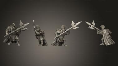 Military figurines roman ogre halberd 04 3d model