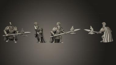 Military figurines roman ogre halberd 05 3d model