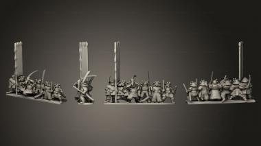 Military figurines Ronin Warrior 02 3d model