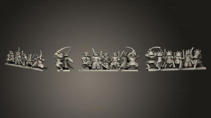 Military figurines (Ronin Warrior 03, STKW_11781) 3D models for cnc