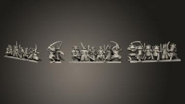 Military figurines Ronin Warrior 03 3d model