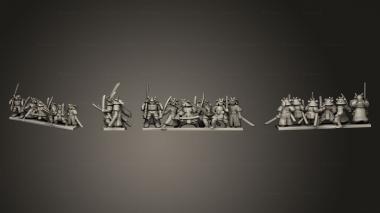 Military figurines Ronin Warrior 05 3d model