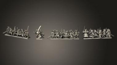 Military figurines Ronin Warrior 06 3d model