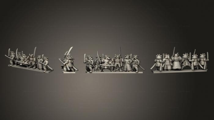 Military figurines (Ronin Warrior 08, STKW_11786) 3D models for cnc