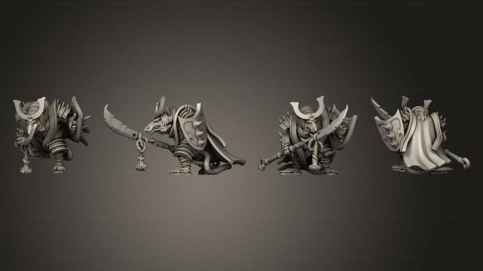 Military figurines (Ronin Warrior 09, STKW_11787) 3D models for cnc
