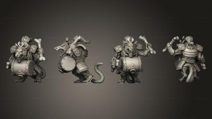 Military figurines (Ronin Warrior 10, STKW_11788) 3D models for cnc