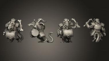 Military figurines Ronin Warrior 10 3d model