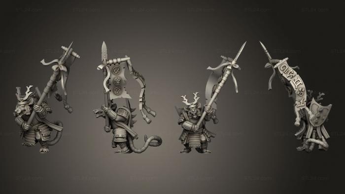 Military figurines (Ronin Warrior 11, STKW_11789) 3D models for cnc