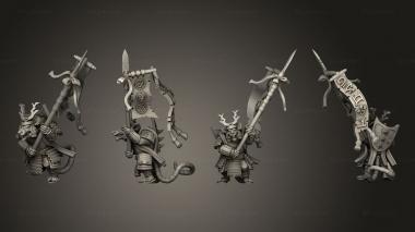 Military figurines Ronin Warrior 11 3d model