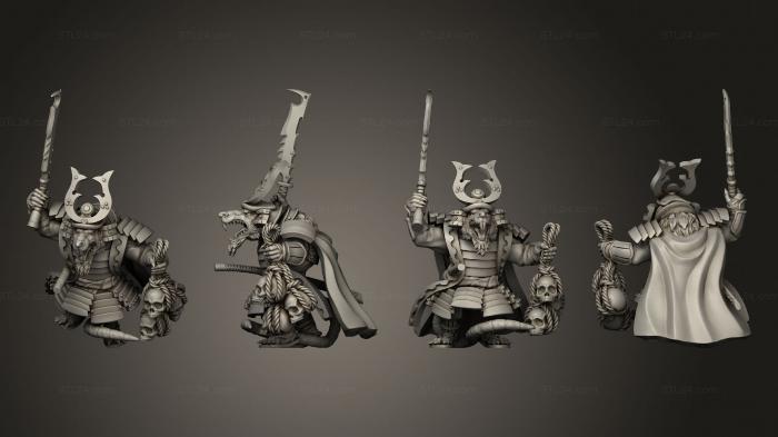 Military figurines (Ronin Warrior 12, STKW_11790) 3D models for cnc