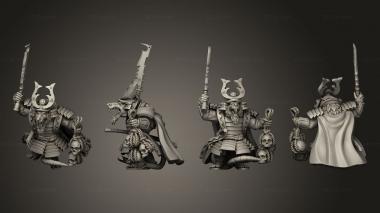 Military figurines Ronin Warrior 12 3d model
