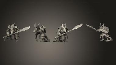 Military figurines Ronin Warrior 13 3d model
