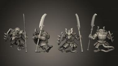 Military figurines Ronin Warrior 14 3d model