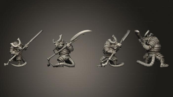 Military figurines (Ronin Warrior 16, STKW_11794) 3D models for cnc