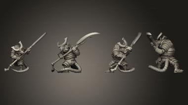 Military figurines Ronin Warrior 16 3d model