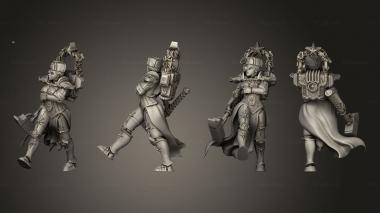 Military figurines Roses 3d model