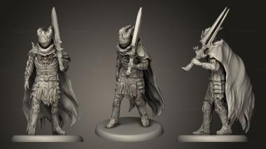Military figurines Haunted Knight 3d model