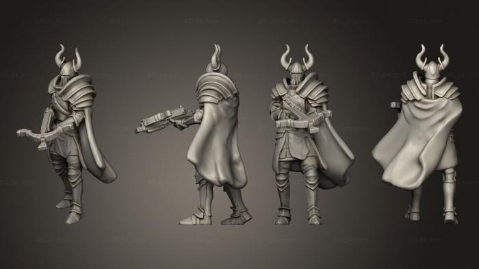 Military figurines (Royal Guard Crossbow 03, STKW_11836) 3D models for cnc