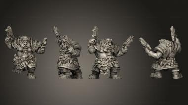 Military figurines Rune Rider 02 3d model
