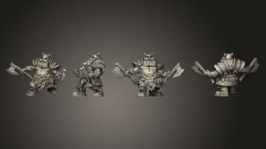Military figurines Rune Rider 03 3d model