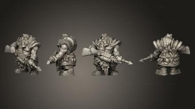 Military figurines Rune Rider 05 3d model