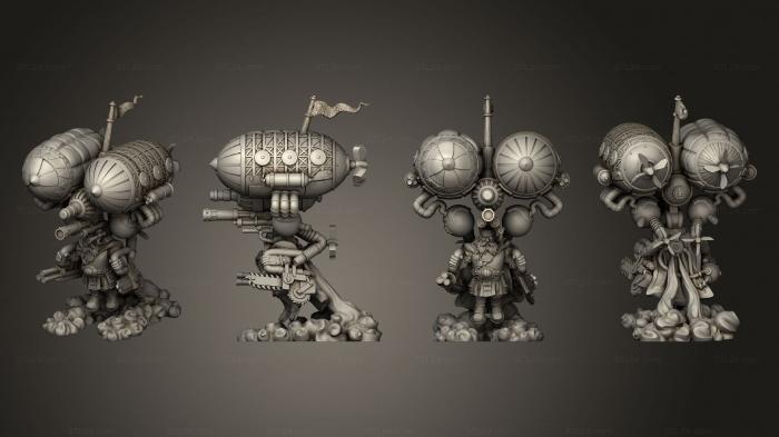 Military figurines (Rune Rider 06, STKW_11876) 3D models for cnc