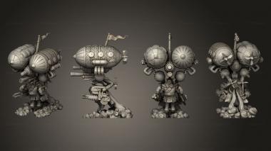 Military figurines Rune Rider 06 3d model