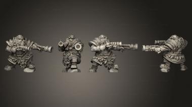 Military figurines Rune Rider 08 3d model