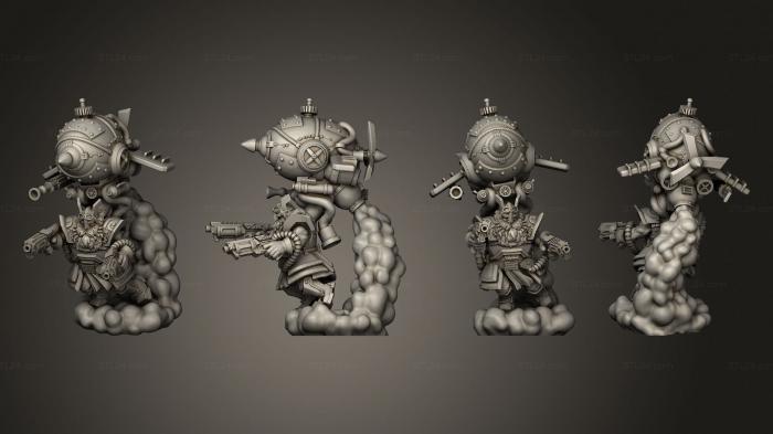 Military figurines (Rune Rider 09, STKW_11879) 3D models for cnc