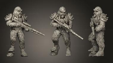 Military figurines Heavy Gladiator Mercenary 3d model