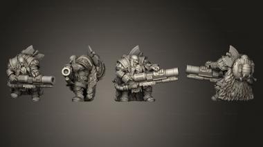 Military figurines Rune Rider 10 3d model