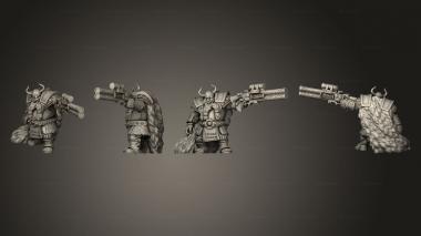 Military figurines Rune Rider 12 3d model