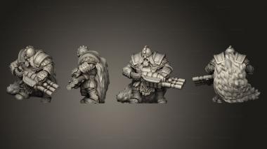 Military figurines Rune Rider 13 3d model