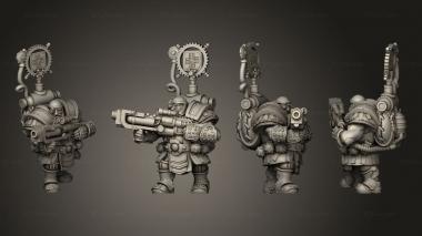 Military figurines Rune Rider 14 3d model