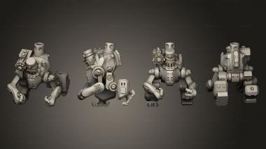 Military figurines Rust Bucket  01 3d model