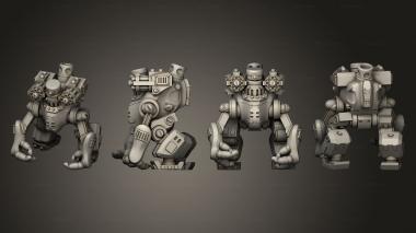 Military figurines Rust Bucket  05 3d model