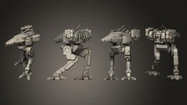 Military figurines RVN 1 X 4 3d model