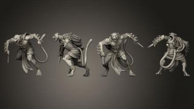 Military figurines Rykhur 3d model