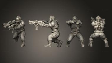 Military figurines SABERRINE NAGOL PSYCHO EX SUPER SOLDIER 3d model