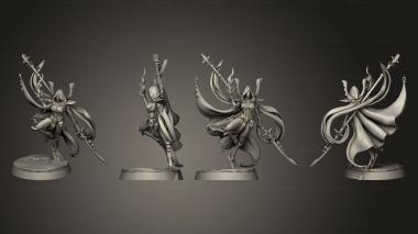 Military figurines Saevel Prophet of the Flame 3d model