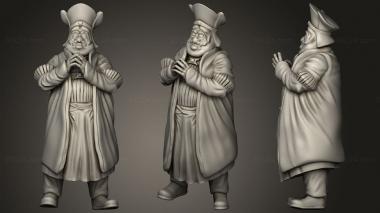 Military figurines Hefty Federalist General 3d model