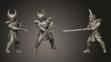 Military figurines Heimdal Gatekeeper 3 3d model