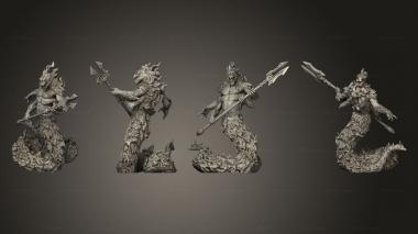 Military figurines Salamander Lord 01 3d model