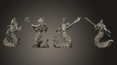 Military figurines Salamander Lord 02 3d model