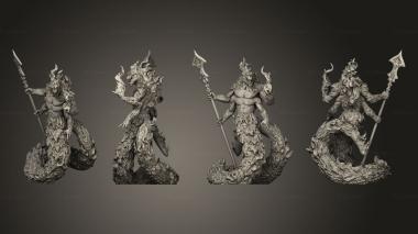 Military figurines Salamander Lord 03 3d model